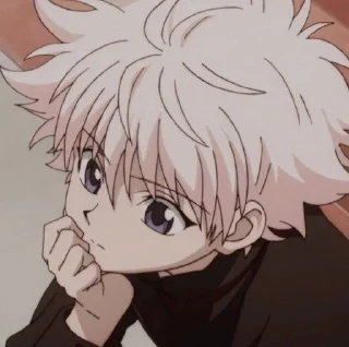 😶 emoji Killua || @moiStickers Telegram sticker 18 of 21