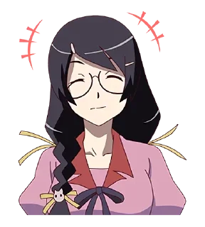 😄 emoji Monogatari @Yoga_CIC Telegram sticker 18 of 88