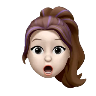 😳 emoji Memoji • Apple @AppleMemoji Telegram sticker 17 of 35