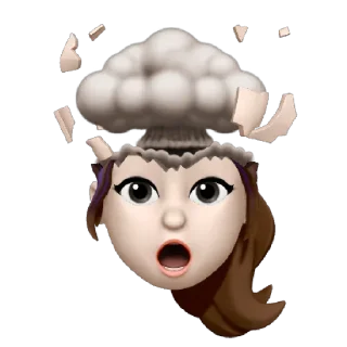 🤯 emoji Memoji • Apple @AppleMemoji Telegram sticker 20 of 35