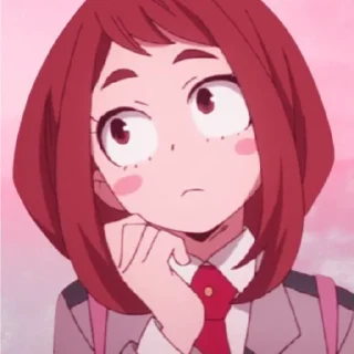 🎀 emoji Uraraka Ochako — @StickerAnimesp Telegram sticker 12 of 20