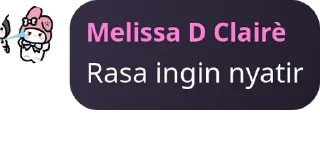 😱 emoji Melissa sedang mengetik.... Telegram sticker 7 of 11