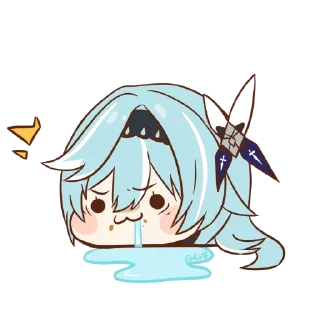 🤤 emoji Genshin Impact Drool Telegram sticker 24 of 31