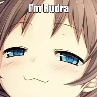🙂 emoji @its_rudra7 𐍂 𝛖 𝛛 ɤ 𝛂 🇮🇳 Telegram sticker 20 of 20