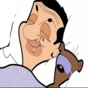 Sticker from mr bean the animated series