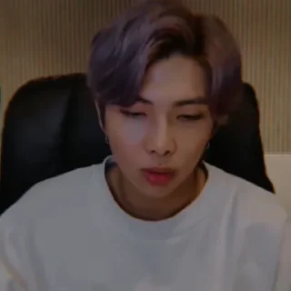 🎙 emoji namjoon by @tikelkomek. Telegram sticker 23 of 40