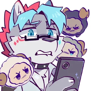 🍊 emoji 玄组日常 Telegram sticker 8 of 26