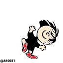 🕺 emoji 『 @Itz_ur_Dumbuu 』❤️'s ani-pack by @KazutoSuperbot 20 Telegram sticker 16 of 50