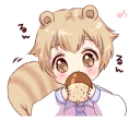 🌰 emoji Boy of a squirrel @stickerscar Telegram sticker 7 of 40