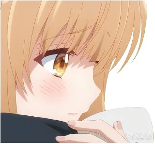 ☹️ emoji Otonari no Tenshi-sama @Y2LAB (The Angel Next Door) Telegram sticker 24 of 29