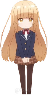 🧍‍♀️ emoji Otonari no Tenshi-sama @Y2LAB (The Angel Next Door) Telegram sticker 22 of 29