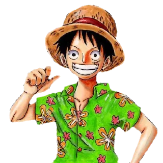 😁 emoji @wallpaper_kid @Anime_Sticker_noob one piece Telegram sticker 6 of 66