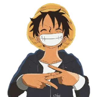 😁 emoji @wallpaper_kid @Anime_Sticker_noob one piece Telegram sticker 10 of 66