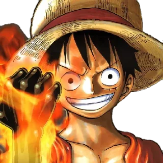 🔥 emoji @wallpaper_kid @Anime_Sticker_noob one piece Telegram sticker 8 of 66