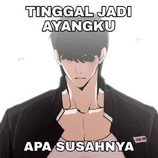 Sticker from Manhwa meme by@karinanimeh