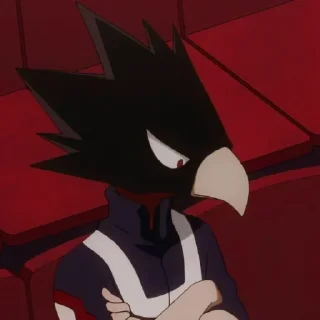 🦅 emoji Tokoyami fumikage Telegram sticker 8 of 25