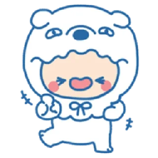 😆 emoji Ookami Bouya | @cutestickers4you Telegram sticker 2 of 40