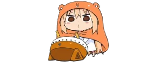 Sticker from tiny umaru @archivestix
