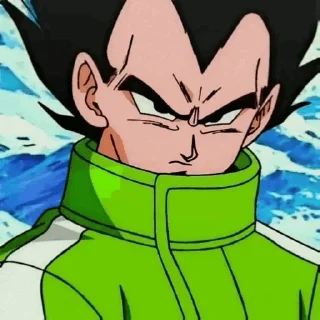Sticker from Vegeta @AnimeStickers999