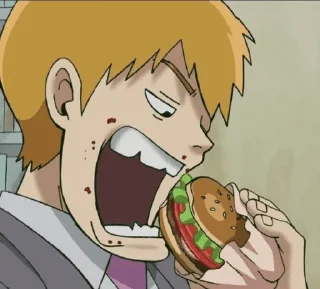 📒 emoji Reigen Arataka—Mob Psycho 100 : @kcshima Telegram sticker 12 of 25