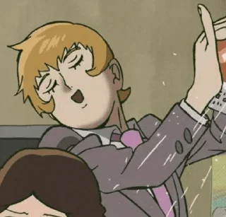 📒 emoji Reigen Arataka—Mob Psycho 100 : @kcshima Telegram sticker 23 of 25