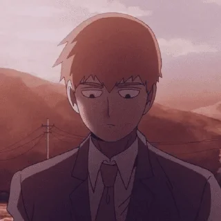 📒 emoji Reigen Arataka—Mob Psycho 100 : @kcshima Telegram sticker 7 of 25