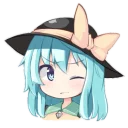 😠 emoji Komeiji Koishi Telegram sticker 20 of 21