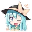 ✌ emoji Komeiji Koishi Telegram sticker 9 of 21