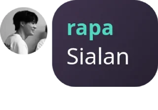 Sticker from rap