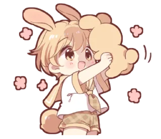 🧸 emoji rabbit boy 3 Telegram sticker 9 of 26