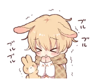 ☃️ emoji rabbit boy Telegram sticker 12 of 25