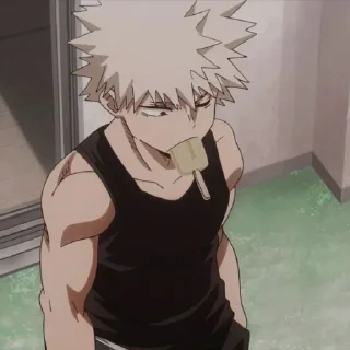 😌 emoji Bakugo - @Husbandoo Telegram sticker 11 of 60