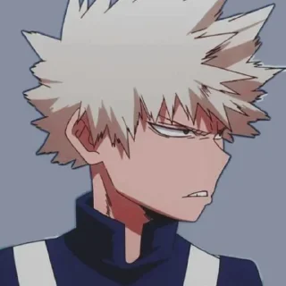 😬 emoji Bakugo - @Husbandoo Telegram sticker 13 of 60