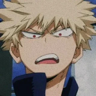 😒 emoji Bakugo - @Husbandoo Telegram sticker 14 of 60