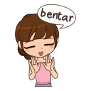 😉 emoji @tikelmu About Anna Telegram sticker 3 of 41