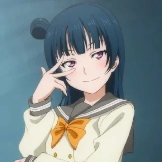 Sticker from Yoshiko Tsushima—Love live