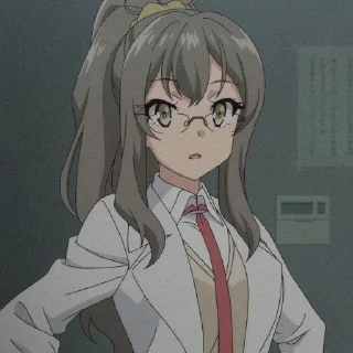 👩‍⚕ emoji ``Rio Futaba`` @kmmyxxy Telegram sticker 7 of 33