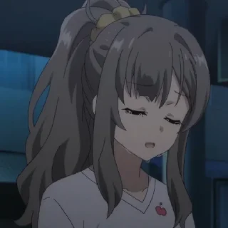😭 emoji ``Rio Futaba`` @kmmyxxy Telegram sticker 3 of 33