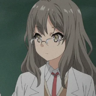 😶 emoji ``Rio Futaba`` @kmmyxxy Telegram sticker 10 of 33