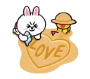 ❤ emoji LINE Characters: Cute and Soft Summer Telegram sticker 20 of 25