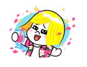 ☺️ emoji LINE Characters: Cute and Soft Summer Telegram sticker 6 of 25