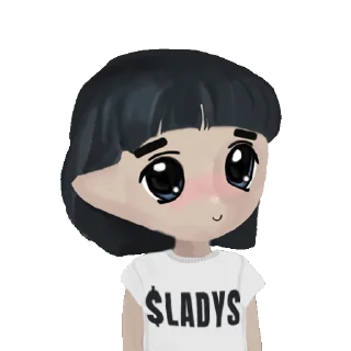 Sticker from Milady Meme