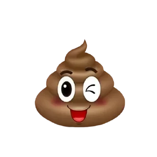 💩 emoji 抓粪 @zhuafen Telegram sticker 1 of 7