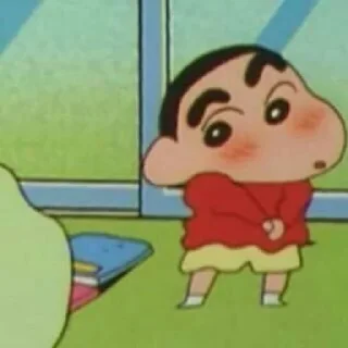 Sticker from sinchan meme