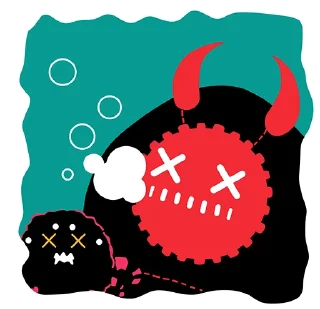 ☠️ emoji Obey Me! Telegram sticker 8 of 39