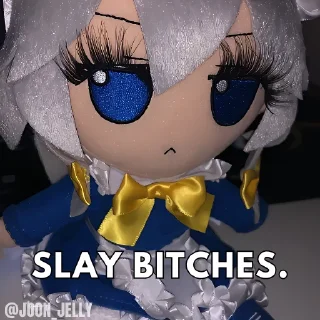 🫧 emoji FUMO TALKS..... @Anime_Sticker_noob Telegram sticker 18 of 80