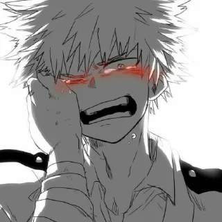 😥 emoji Bakugou katsuki Telegram sticker 5 of 93
