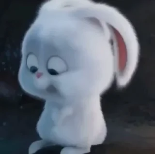 Sticker from snowball