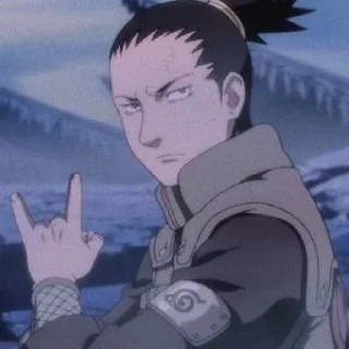 🤘 emoji Shikamaru by @lazy_raion Telegram sticker 18 of 47