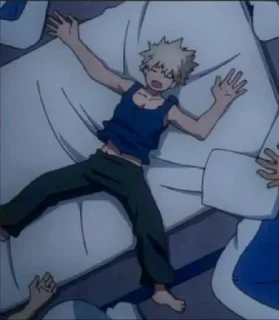 😪 emoji Bakugou katsuki Telegram sticker 9 of 93